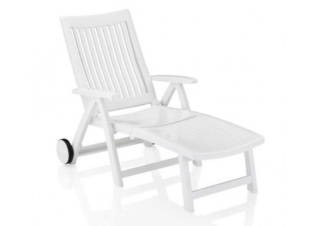 Kettler Gartenliege Roma weiss