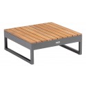 Kettler Lounge Tisch Ocean Skid Platform anthrazit/Teak