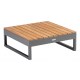 Kettler Lounge Tisch Ocean Skid Platform anthrazit/Teak
