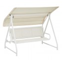 Kettler Hollywoodschaukel Paradiso Textilen weiss-matt/beige