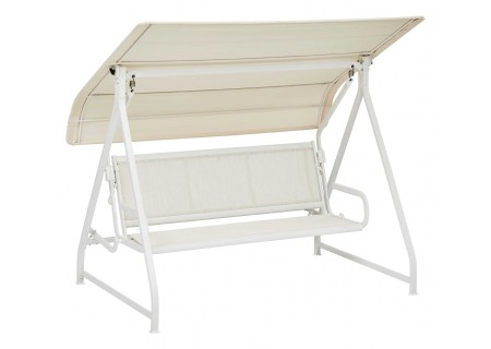 Kettler Hollywoodschaukel Paradiso Textilen weiss-matt/beige