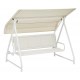 Kettler Hollywoodschaukel Paradiso Textilen weiss-matt/beige
