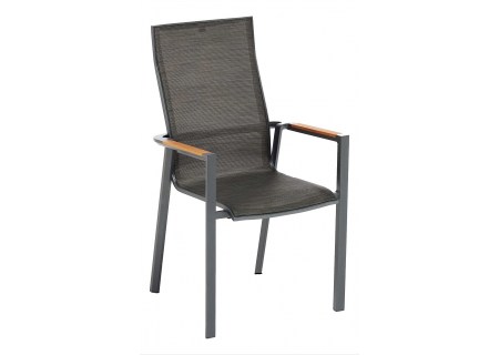 Kettler Gartensessel Sense Hochlehner anthrazit matt/bronze