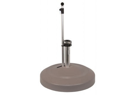 Liro Midi 60 K Rollsockel 60 kg graphit Schnellspanner