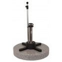 Liro Midi 70 K Granit Rollsockel 70 kg grau Schnellspanner