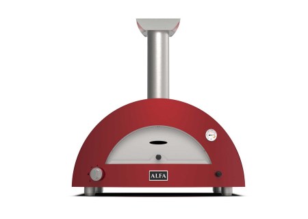 Alfa Forni Gasbackofen Moderno 2 pizze Hybrid antic red