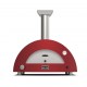 Alfa Forni Gasbackofen Moderno 2 pizze Hybrid antic red