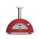 Alfa Forni Holzbackofen Moderno 2 pizze antic red