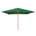Doppler Holz-Sonnenschirm Monte Carlo 300x300 cm dunkelgr�n