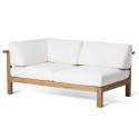 2er-Eckmodul Maro links canvas natural von Oasiq