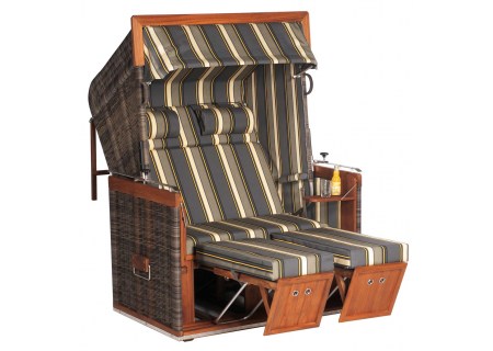 Strandkorb Prsident Teak 069 Sonnenpartner