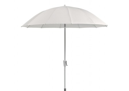 Weishupl Pagodenschirm 240 cm Gestell Alu weiss