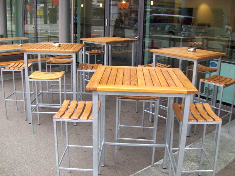 Stehtisch Quadro S Teak Mazuvo Mazuvo 10