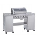 R�sle Gasgrill BBQ-Island Videro G4-SL Edelstahl