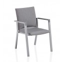 Kettler Gartensessel Rasmus silber/Flanelle