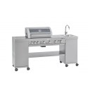 R�sle Gasgrill BBQ-Kitch Videro G4-SK Edelstahl