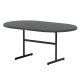 Schaffner Bodensee Glasfasertisch 160x95 cm oval