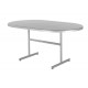 Schaffner Bodensee Glasfasertisch 160x95 cm oval