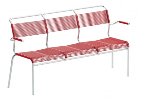 Schaffner Spaghetti Bank S�ntis 3-Sitzer mit Armlehnen