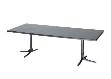 Schaffner Bodensee Glasfasertisch 176/234/292x95 cm