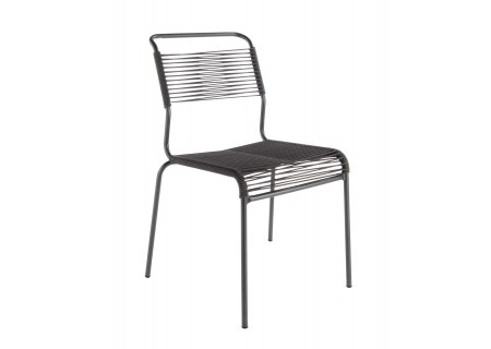 Schaffner Spaghettistuhl Sntis Ocean Yarn ohne Armlehnen