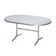 Schaffner Schaffhausen Glasfasertisch oval 160x95 cm