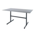 Schaffner Luzern Glasfasertisch 140x80 cm