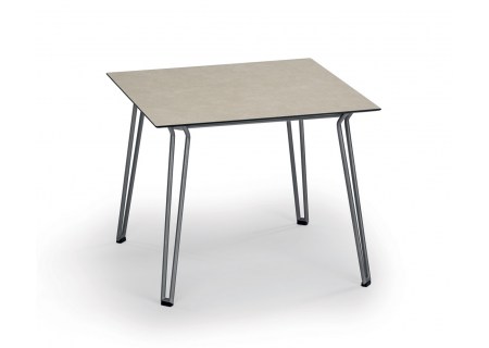 Weishupl Gartentisch Slope HPL 90x90 cm