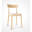 Ton Stuhl La Zitta Buche natur lackiert B0