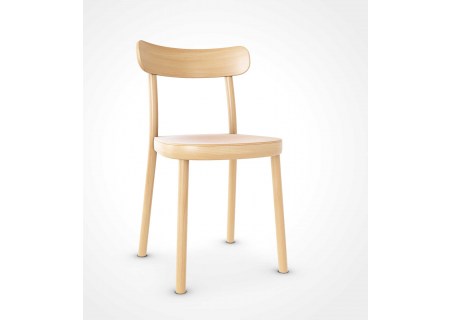 Ton Stuhl La Zitta Buche natur lackiert B0