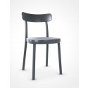 Ton Stuhl La Zitta Buche Lackiert Grey Shadow C180