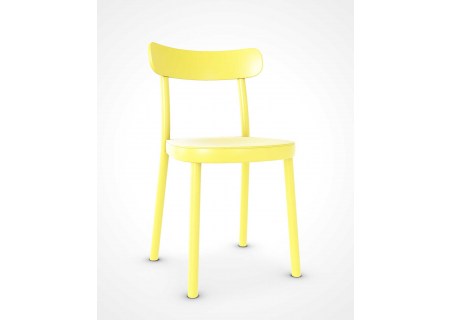 Ton Stuhl La Zitta Buche Lackiert Resin Yellow C450