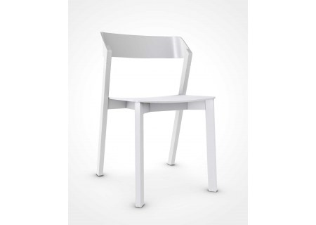 Ton Stuhl Merano Buche lackiert Cloud Grey C139