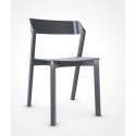 Ton Stuhl Merano Buche lackiert Grey Shadow C180