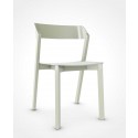Ton Stuhl Merano Buche lackiert Pebble Green C540