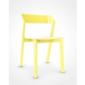 Ton Stuhl Merano Buche lackiert Resin Yellow C450