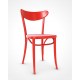 Ton Stuhl Banana Buche Lackiert Factory Red C350