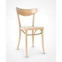 Ton Stuhl Banana Buche natur lackiert B0