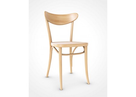 Ton Stuhl Banana Buche natur lackiert B0