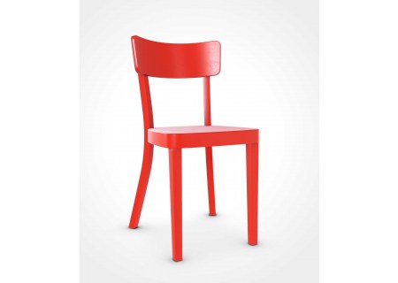 Ton Stuhl Ideal Buche Factory Red C350
