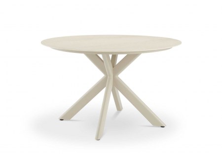 Zebra Gartentisch Mantis rund 120 cm dune