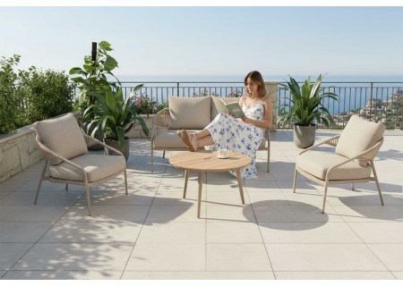 Zebra Pixel Lounge light taupe