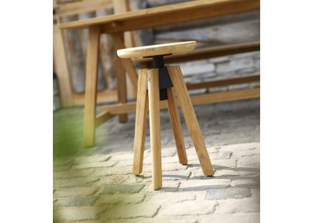 Solpuri Dreh-Gartenhocker Spindle solpuri