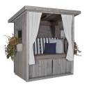Outdoor-Lounge H�ttenliebe silbergrau