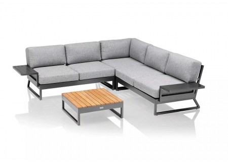 Kettler Lounge Ocean Skid Platform anthrazit/hellgrau meliert