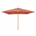 Doppler Holz-Sonnenschirm Monte Carlo 300x300 cm terra