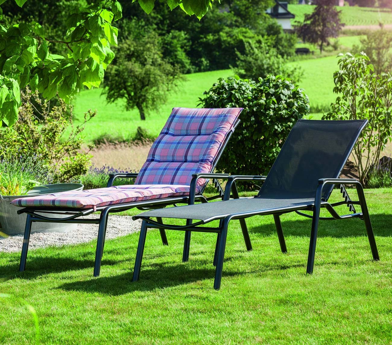 Kettler Gartenliege Cirrus anthrazit/anthrazitgrau Kettler