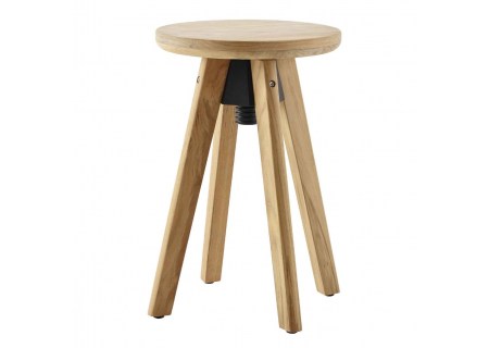 Solpuri Dreh-Gartenhocker Spindle solpuri