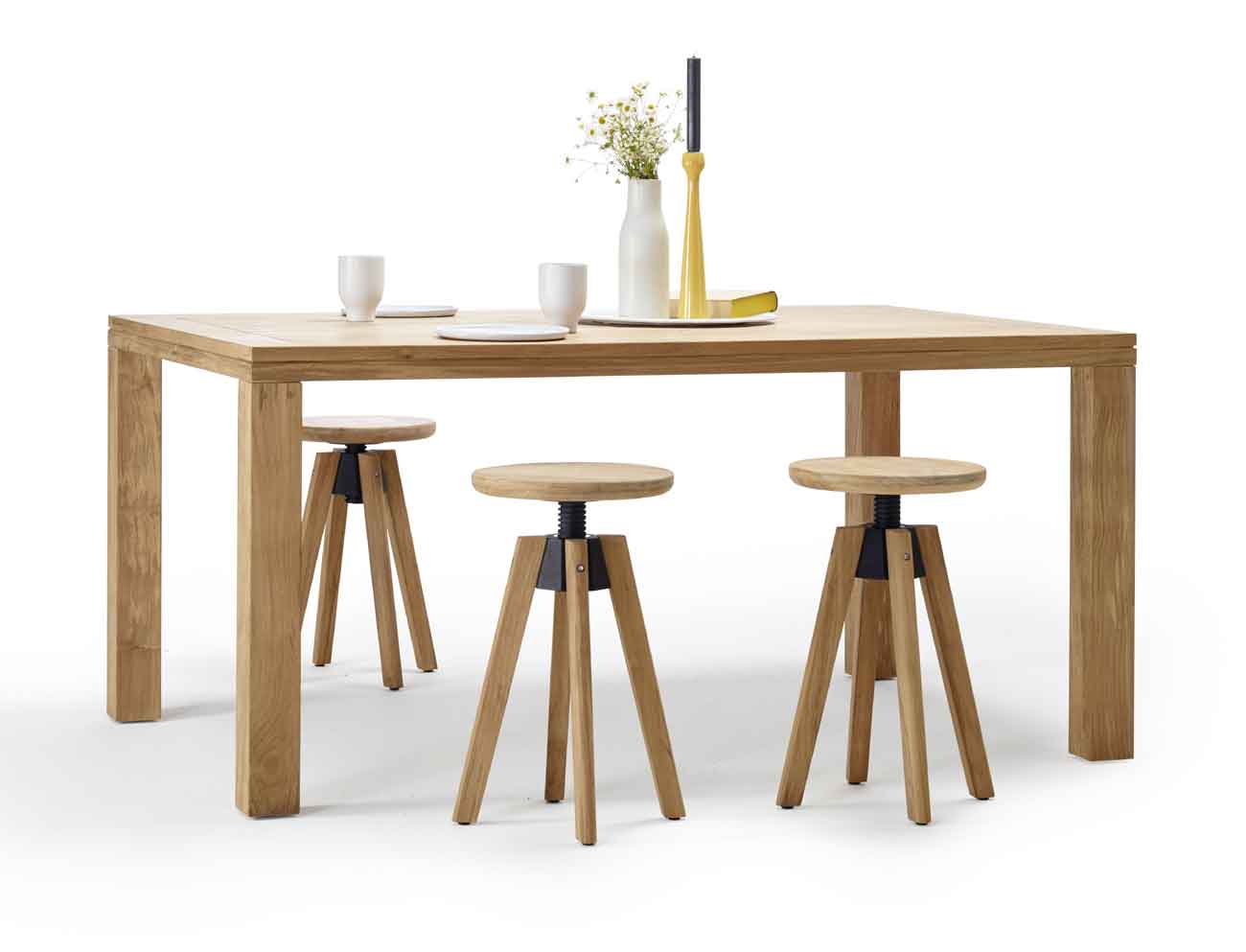 Solpuri Dreh-Gartenhocker Spindle solpuri