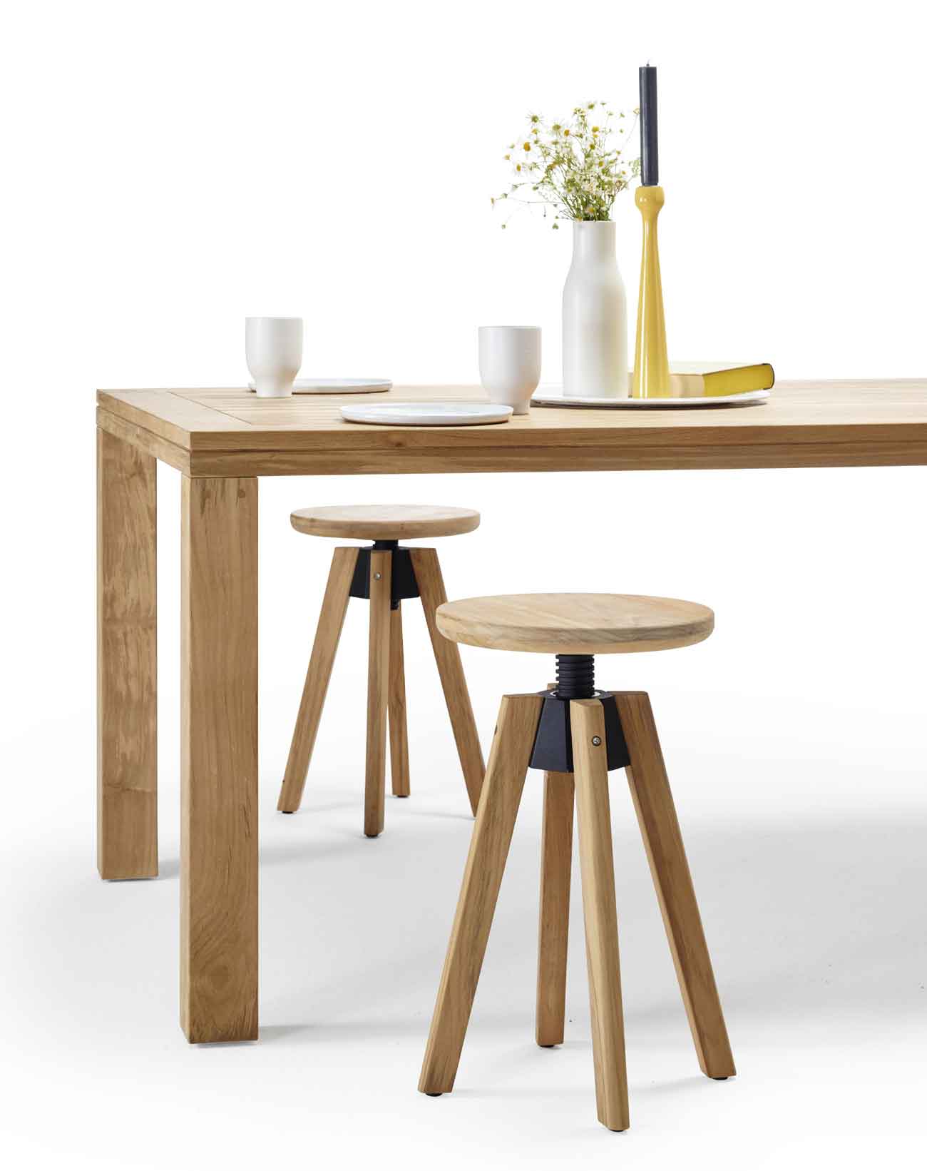 Solpuri Dreh-Gartenhocker Spindle solpuri